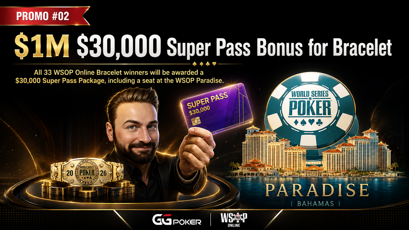 GGPoker WSOP Paradise Super Pass