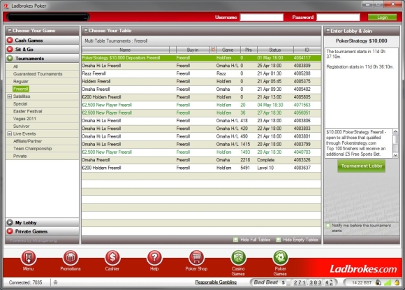 Ladbrokes Poker