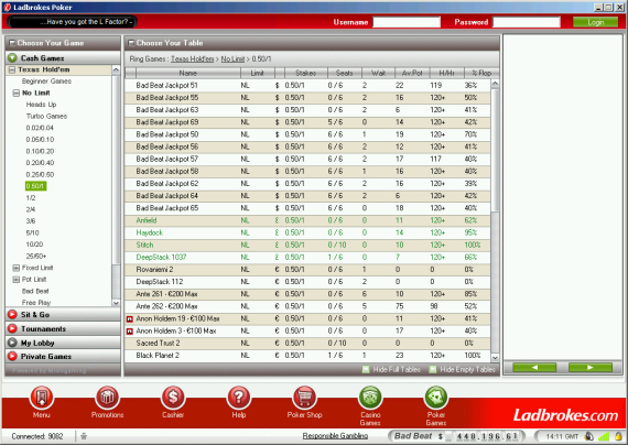 Ladbrokes Poker