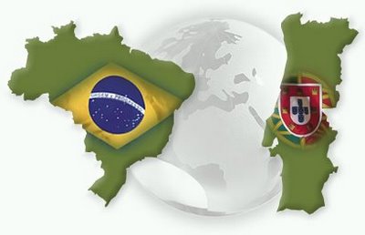 Mapa Mundi Brasil e Portugal Mapa Mundi Brasil e Portugal