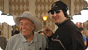Doyle Brunson and Phil Hellmuth - Doyle is out, Phil continues Doyle Brunson and Phil Hellmuth - Doyle is out, Phil continues